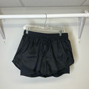 Nike Dri-Fit Black Fully Lined Running Shorts- M